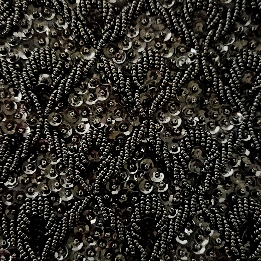 Vintage 1950's Walborg Gorgeous Black Beaded Evening Bag - Picture 4 of 14
